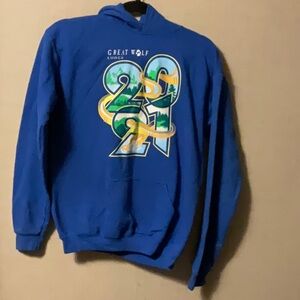 Gildan Blue Sweatshirt Vibrant Long-Sleeve Hoodie